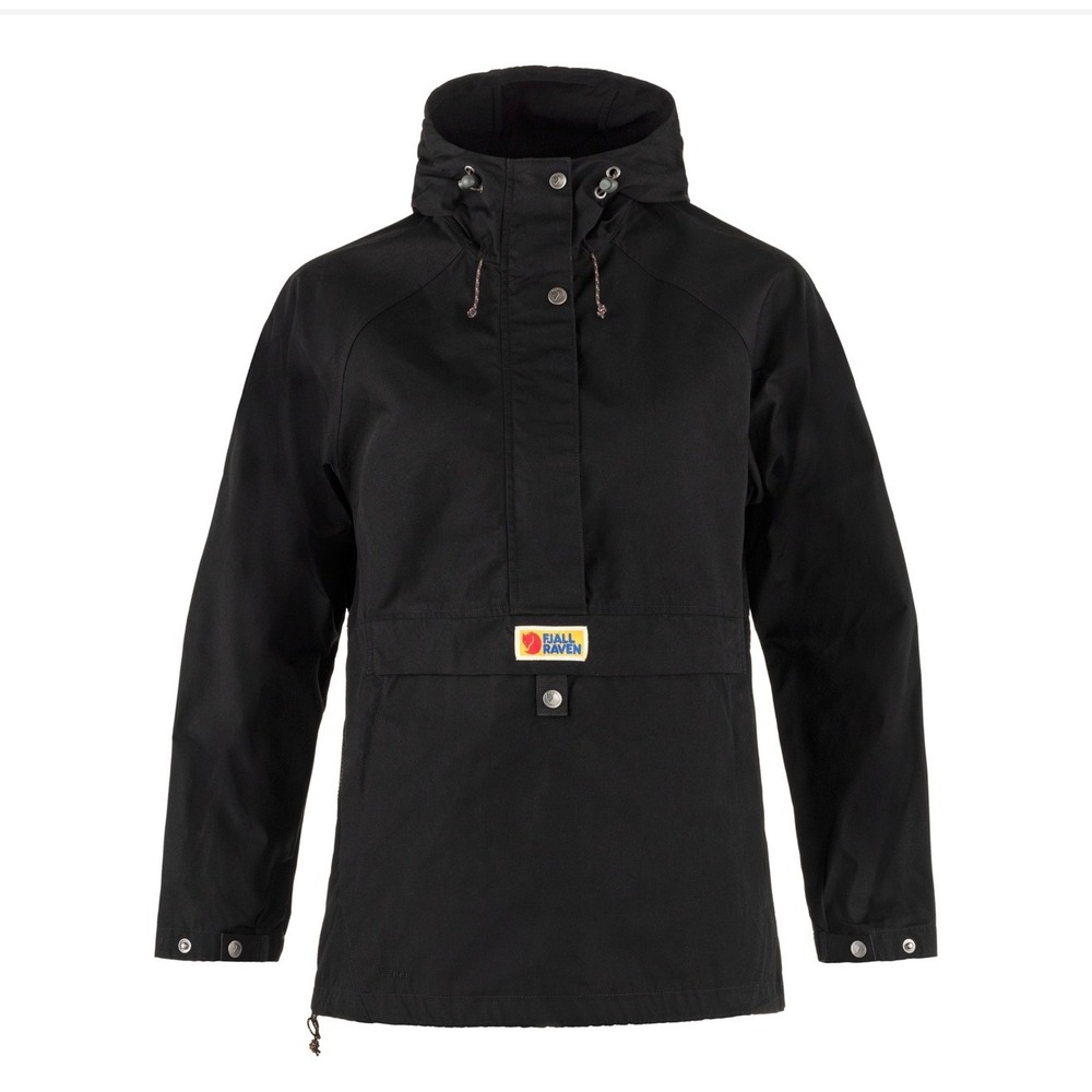 Fjallraven Vardag Anorak Hooded Jacket Charcoal Women's S